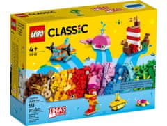 LEGO LEGO Classic 11018 Kreativne morsko igranje - gradbene kocke, primerne za otroke od 4. leta dalje, večbarvne