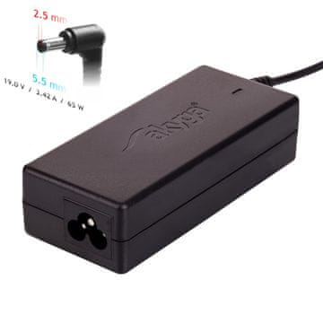 AKG Akyga AK-ND-01 Napajalnik (19V, 65W, CRNE BARVE)