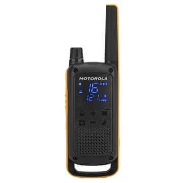 Motorola Motorola T82 Twin Pack dvosmerni radio 16 kanalov Črna, oranžna