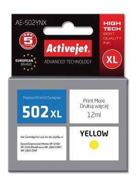 shumee Črnilo Activejet za Epson 502XL W44010 novo AE-502YNX