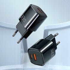 Mcdodo MCDODO HITRI TELEFONSKI POLNILEC 2X USB USB-C 33W GAN