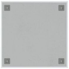 Greatstore Stenska magnetna tabla bela 40x40 cm kaljeno steklo
