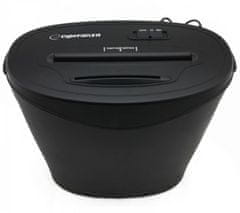 Esperanza Papirni uničevalec Esperanza EN103, črn, širina 22 cm, 18 L, uničevanje papirja,kartic in CD-jev, hitrost 2500 mm/min