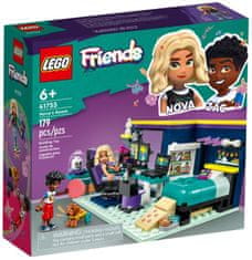 LEGO LEGO Friends 41755 Nova soba – set za igro s 179 kosi, primeren za otroke od 6. leta dalje, vključuje 2 minifigurici.