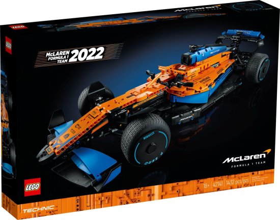 LEGO LEGO 42125 Ferrari 488 GTE AF Corse 51, Tehnično serijo, 18+, črn, moder, oranžen, 650 mm, 270 mm, 130 mm