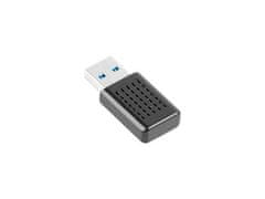 Lanberg Lanberg NC-1200-WI brezžična mrežna kartica WLAN, hitrost prenosa do 5000 Mbit/s, za PC in prenosnike, črna