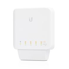 Ubiquiti Ubiquiti UniFi USW-FLEX Upravljani L2 Gigabitni Ethernet Preklopnik s PoE, IP55, Beli - 5x RJ-45, 4x PoE