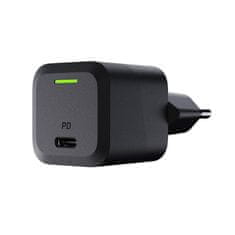 Green Cell USB Polnilec Green Cell PowerGaN 33 W PD 3.0 QC 3.0 1x USB-C, Črn, Hitro Polnjenje, Universalna Uporaba