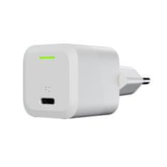 Green Cell Polnilnik USB Green Cell PowerGaN 33 W PD 3.0 QC 3.0, 1x USB-C, bel, univerzalni, hitro polnjenje
