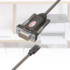 shumee UNITEK ADAPTER USB-C - 1X RS-232, Y-1105K