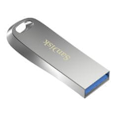 SanDisk SanDisk Ultra Luxe USB ključek 32 GB, USB Type-A 3.2 Gen 1, srebrna barva, hitrosti branja do 150 MB/s, brez pokrovčka