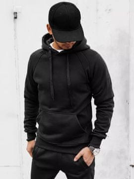 Dstreet Moška majica s kapuco Yama črna