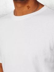 Dstreet Moška majica s kratkimi rokavi Leeri bela XXL