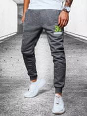 Dstreet Moške športne hlače Rabten temno siva XL