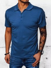 Dstreet Moška majica z ovratnikom San modra XXL