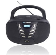Blaupunkt Prenosni CD predvajalnik Blaupunkt BB7BK, MP3 predvajanje, črno, z AC in baterijskim napajanjem, z AUX in USB priključki