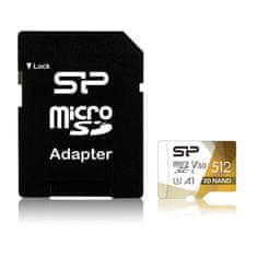 Silicon Power Silicon Power Superior Pro 512 GB MicroSDXC Class 10 UHS-I s SD adapterjem - vodoodporen, visoke hitrosti in kapacitete