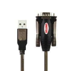 Unitek Unitek y-105 serijski kabel črne barve 1,5 m usb tip-a db-9