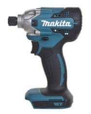 Makita Impactni ključ Makita DTD156Z, brezžičen, 155 N⋅m, turkizna barva, ergonomska oblika, LED osvetlitev, hitrosti prilagodljive.