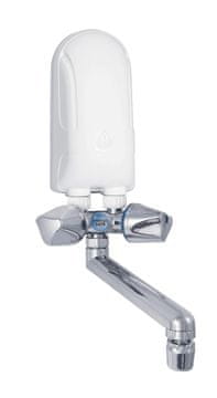 DAFI Dafi POZ03140 grelnik vode 4500 W, energetski razred A, bele barve, vključno s pipo, kompakten in učinkovit.