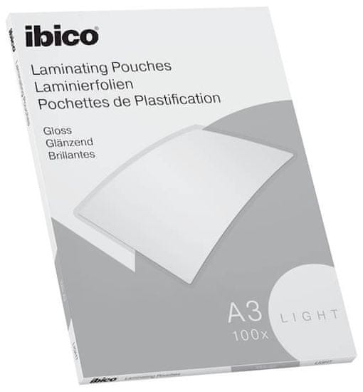IBICO žepki za plastificiranje Basic Light, A3, 75mic, 100/1