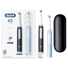 Oral-B iO Series 3 Duo Pack komplet električnih zobnih ščetk, črna in modra