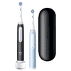 iO Series 3 Duo Pack komplet električnih zobnih ščetk, črna in modra