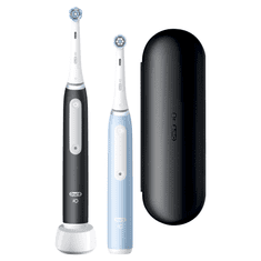 Oral-B iO Series 3 Duo Pack komplet električnih zobnih ščetk, črna in modra