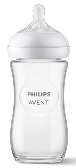 Philips Avent SCY933/01 steklena steklenička, 240 ml, Natural Response