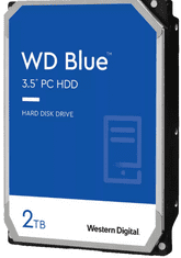 Blue trdi disk, 2TB, 3,5, SATA3, 256MB, 7200, (WD20EZBX)