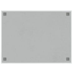 Greatstore Stenska magnetna tabla bela 80x60 cm kaljeno steklo