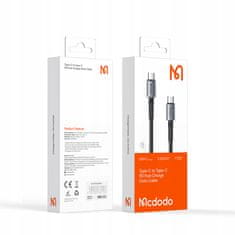 Mcdodo MCDODO USB-C KABEL ZA HITRO POLNJENJE ZA SAMSUNG APPLE USB TIPA C 3A 65W 1M