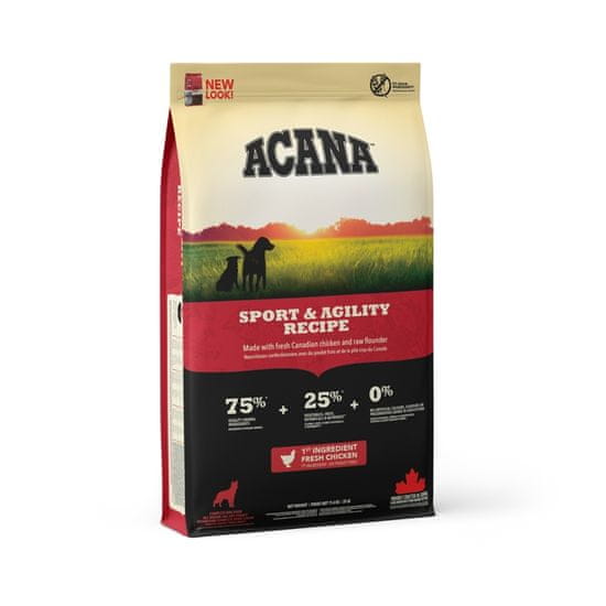 Acana Sport & Agility Recipe pasja hrana, 11,4 kg