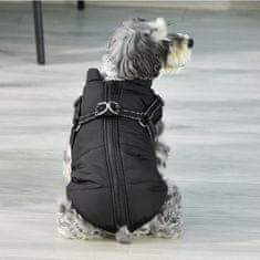 Cool Mango Vodoodporni zimski plašček za pse z odsevno oprsnico - Dogjacket, L-XL