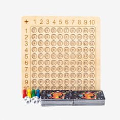Cool Mango Lesena tabela za učenje seštevanja, matematična otroška igra - Montessori