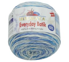 Himalaya EVERYDAY BATIK - 140g / 350 m - modra, bela