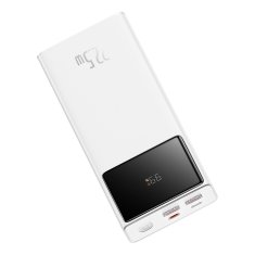 BASEUS Star-Lord polnilna baterija z digitalnim zaslonom, 20000mAh, 22,5W, bela + kabel USB-A/USB-C 30cm, bel (PPXJ060002)