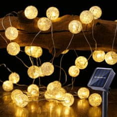 Cool Mango Solarne božične lučke, ambientalna svetlobna veriga, girlanda (30 lučk) - Christmas Bulbs