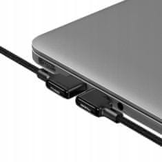 Mcdodo Mcdodo Glue kotni kabel, hitro polnjenje 90° LED micro USB 1,8 m črn | CA-7530