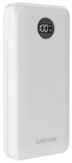 Canyon PB-2002 powerbank, 20000 mAh, bel (CNE-CPB2002W)