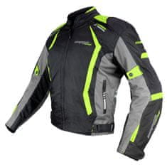 Cappa Racing Moto jakna AREZZO tekstil črno/zelena XL