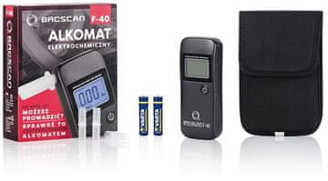 BACscan BSC BACscan F-40 merilnik alkohola v izdihu, brez dotika, LCD, 0-4%