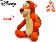 Play By Play Plišasti tiger Winnie the Pooh 32 cm, ki sedi na bateriji z zvokom