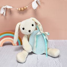 Doudou Histoire d'Ours Plišasti prijatelj beli zajec 40 cm