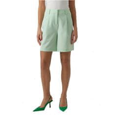 Vero Moda Ženske kratke hlače VMZELDA Loose Fit 10259210 Mist Green (Velikost 42)