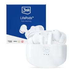 1 to 3 3MK LIFEPODS BREZŽIČNE SLUŠALKE ZA PAMETNE TELEFONE IPHONE ANDROID 10H DELA