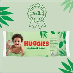 Huggies HUGGIES Natural Triplo vlažni robčki 56x3 kosov