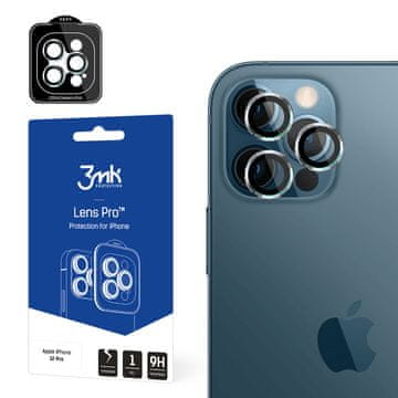 shumee Apple iPhone 12 Pro - 3mk zaščita leč Pro srebrna