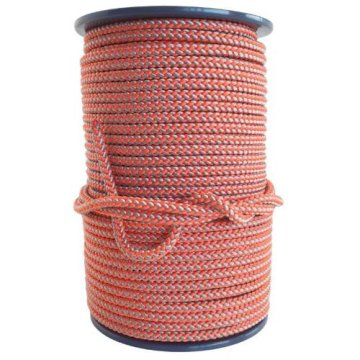 Enpro Pletena vrvica brez jedra PPV 6 mm, 100 m, oranžno-siva