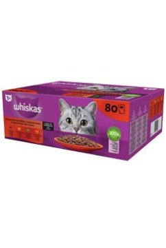 Whiskas Kapsule . Osnovni izbor v soku 80x85g
